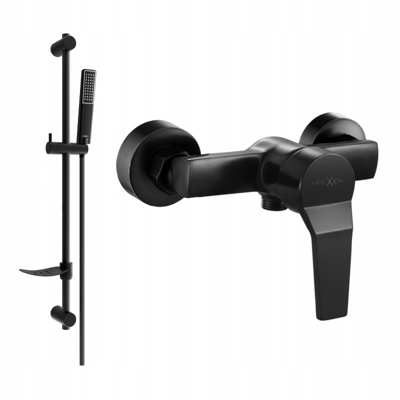 Mexen Caro sprchová baterie sprchovou sadou Černá