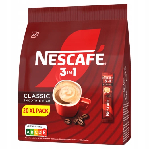 Levně Nescafé 3v1 Rozpustný kávový nápoj (10 sáčků)