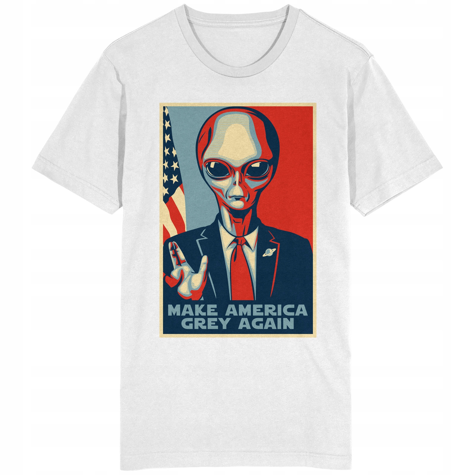 

Make America Grey Again Koszulka Obcy Kosmita Ufo