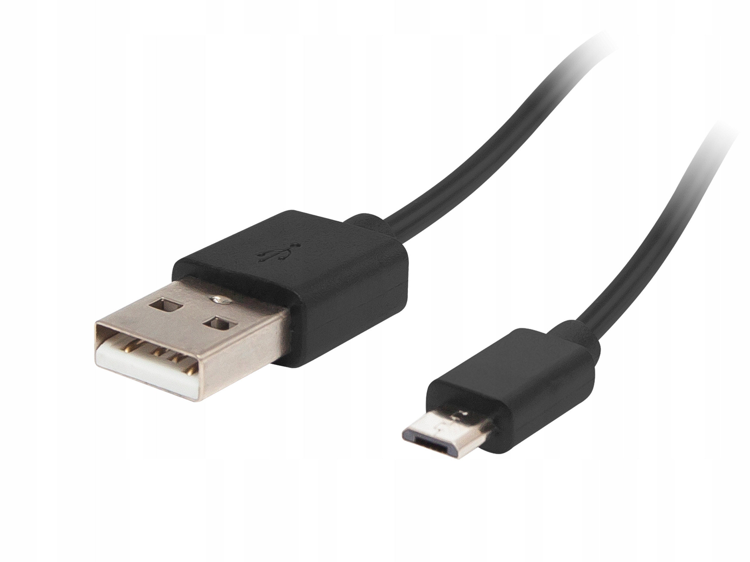 Kabel Usb microUSB typ B 1 m czarny