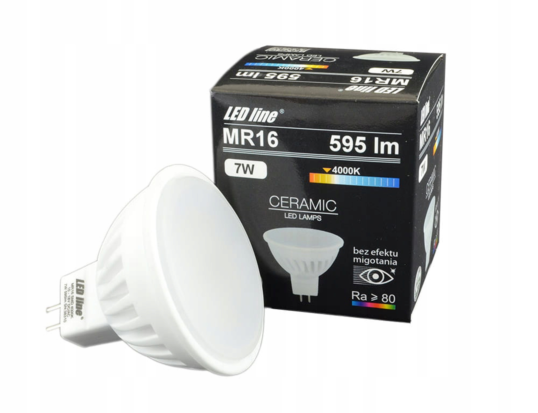 

Żarówka lampa Led MR16 7W 12V biała dzienna