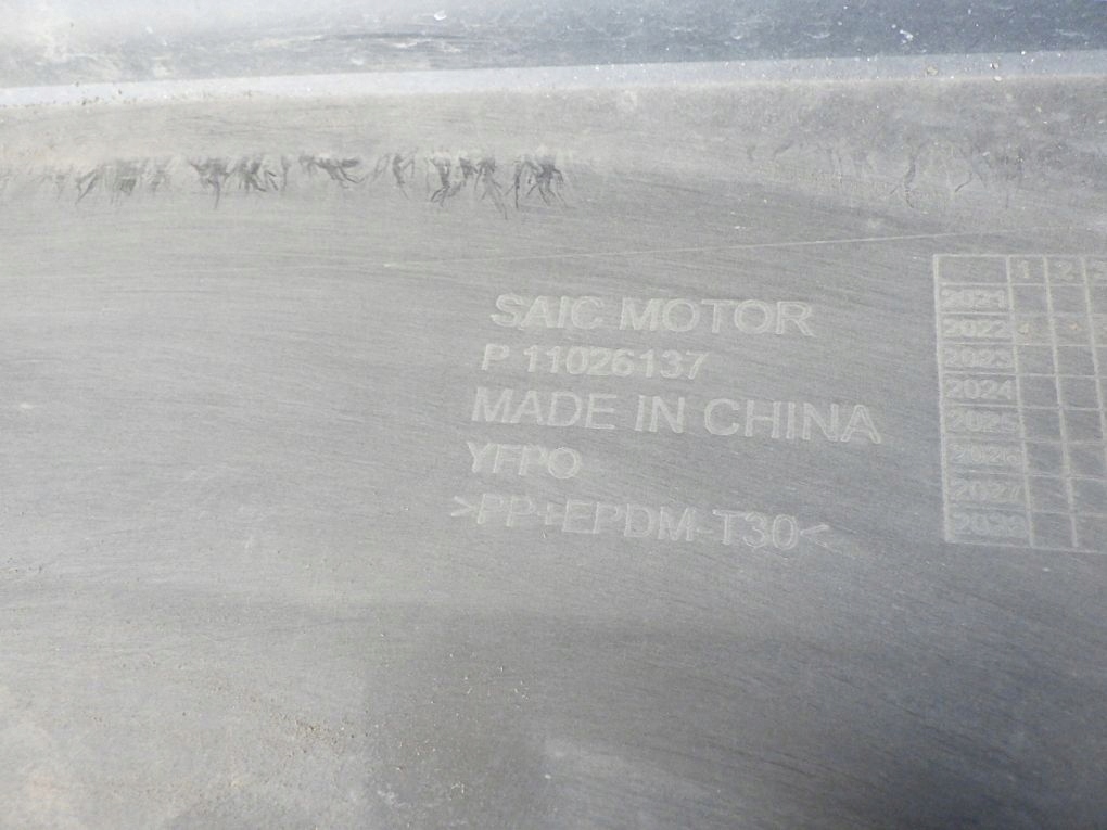 MG ZS LIFT 20- bumper rear