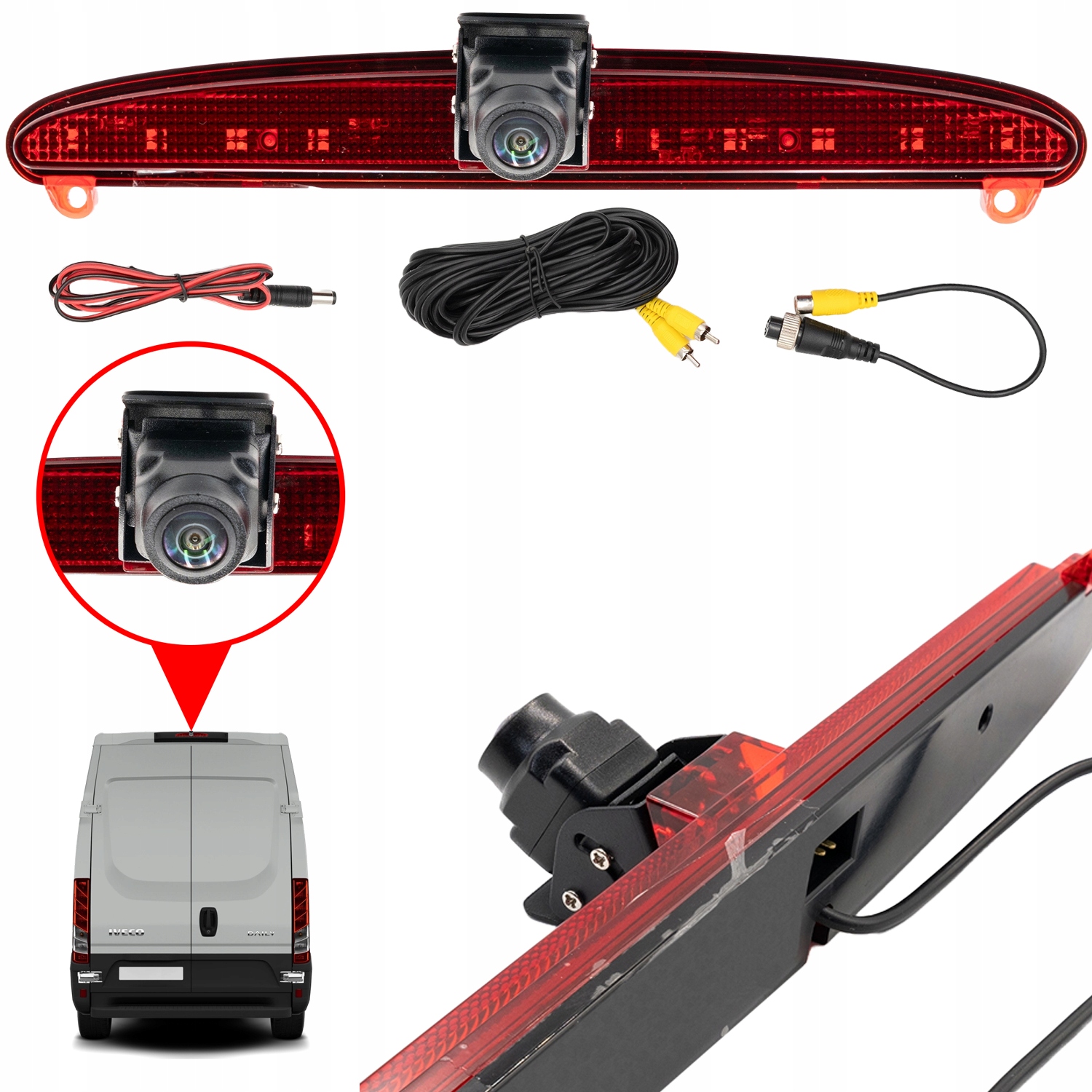 Cúvacia kamera do autobusu Iveco Daily 2015-2017 IP68 Anti-Fog Hd Nv