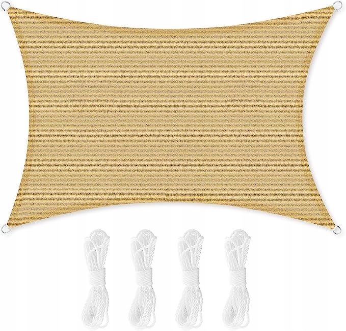 Songmics Żagiel przeciwsłoneczny z Hdpe, 3 x 5 m NR221