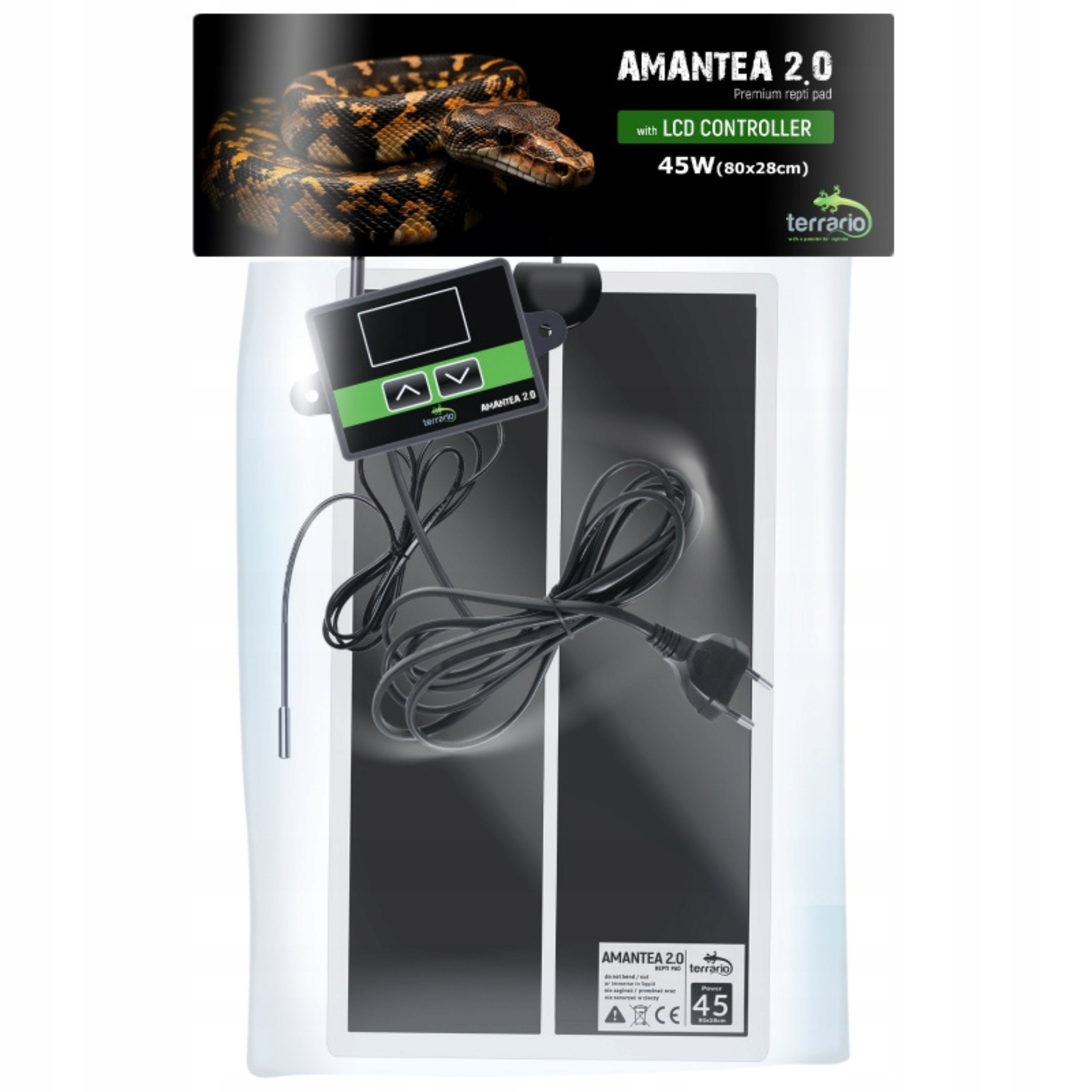 Terrario Amantea 2.0 45W – vyhřívací podložka s termostatem