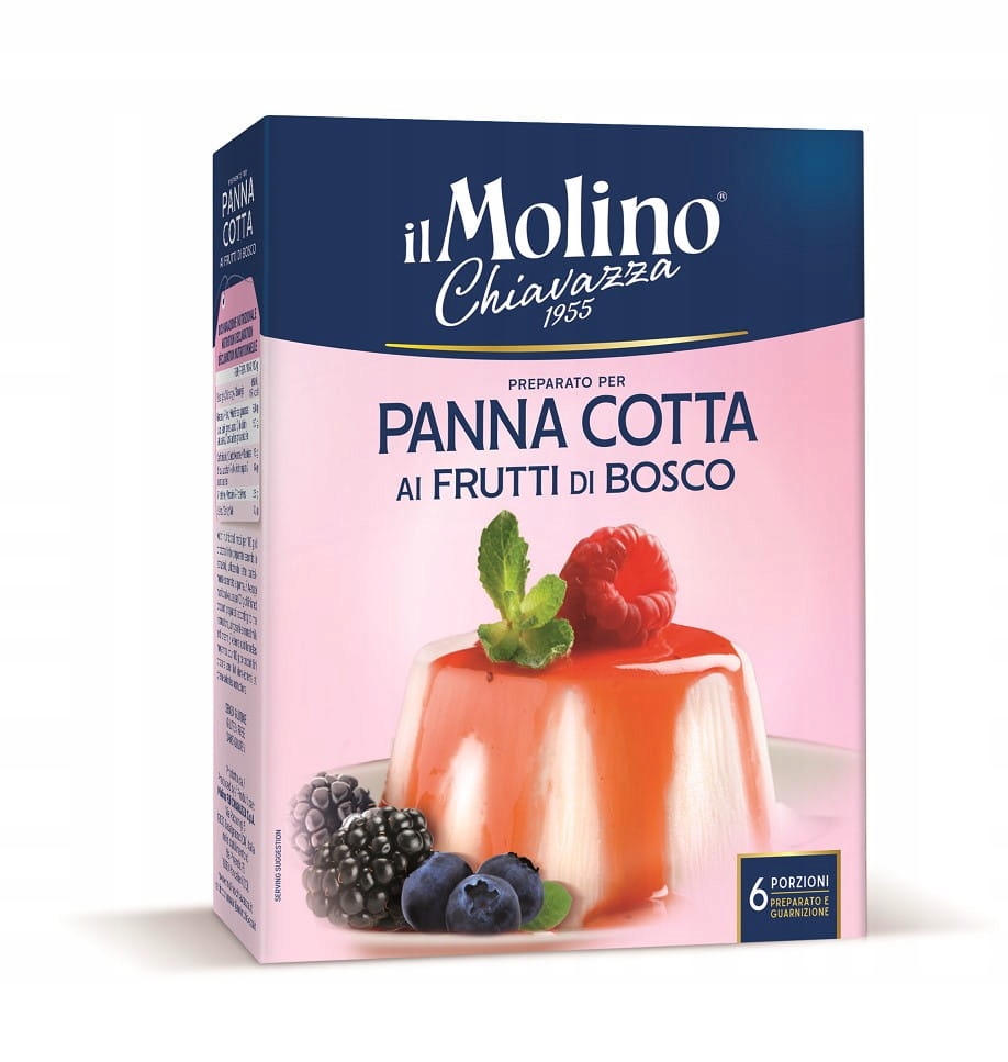 Panna Cotta ai Frutta do Bosco 100 g il Molino Chiavazza