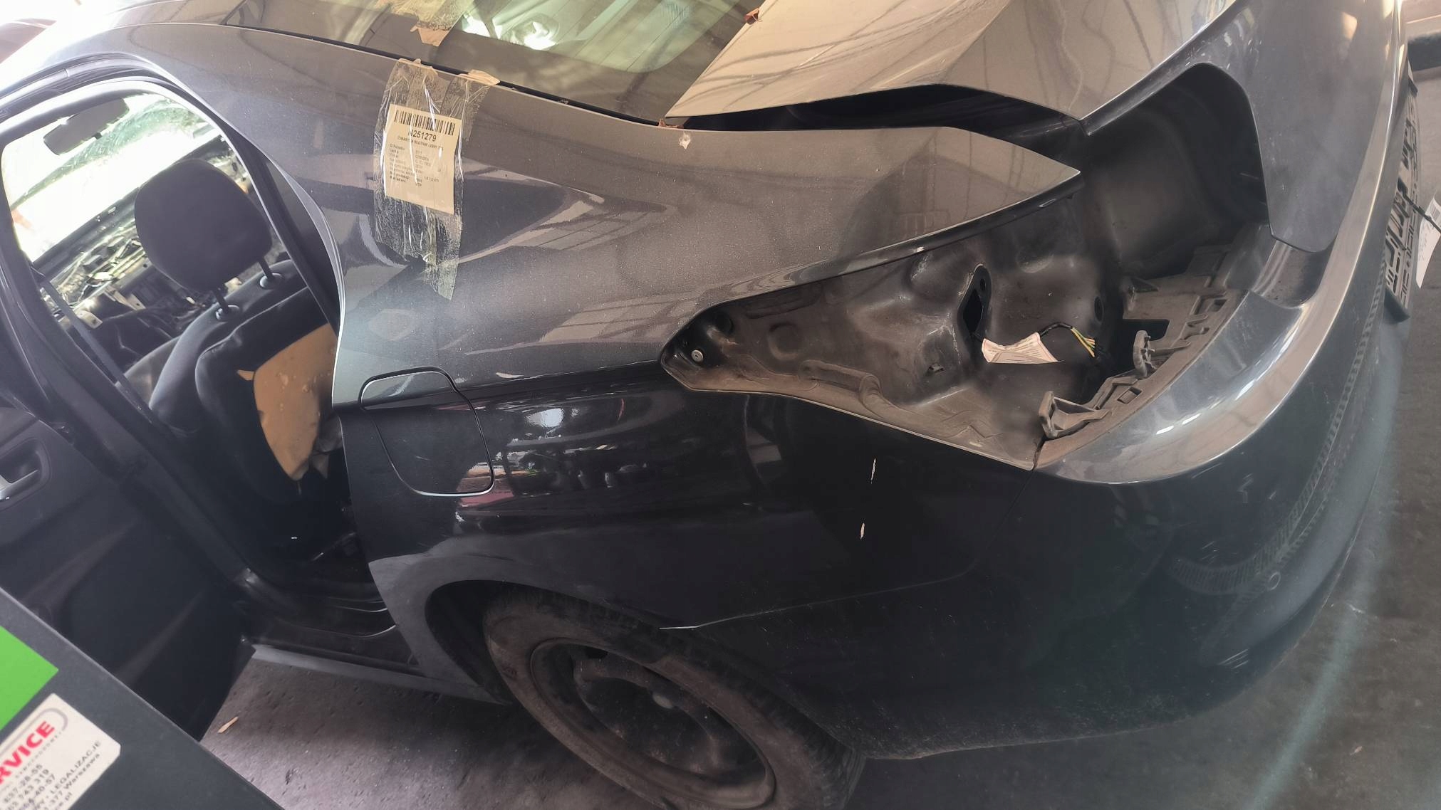 LONGHERONE parafango sinistra posteriore KTP CITROEN C- ELYSEE