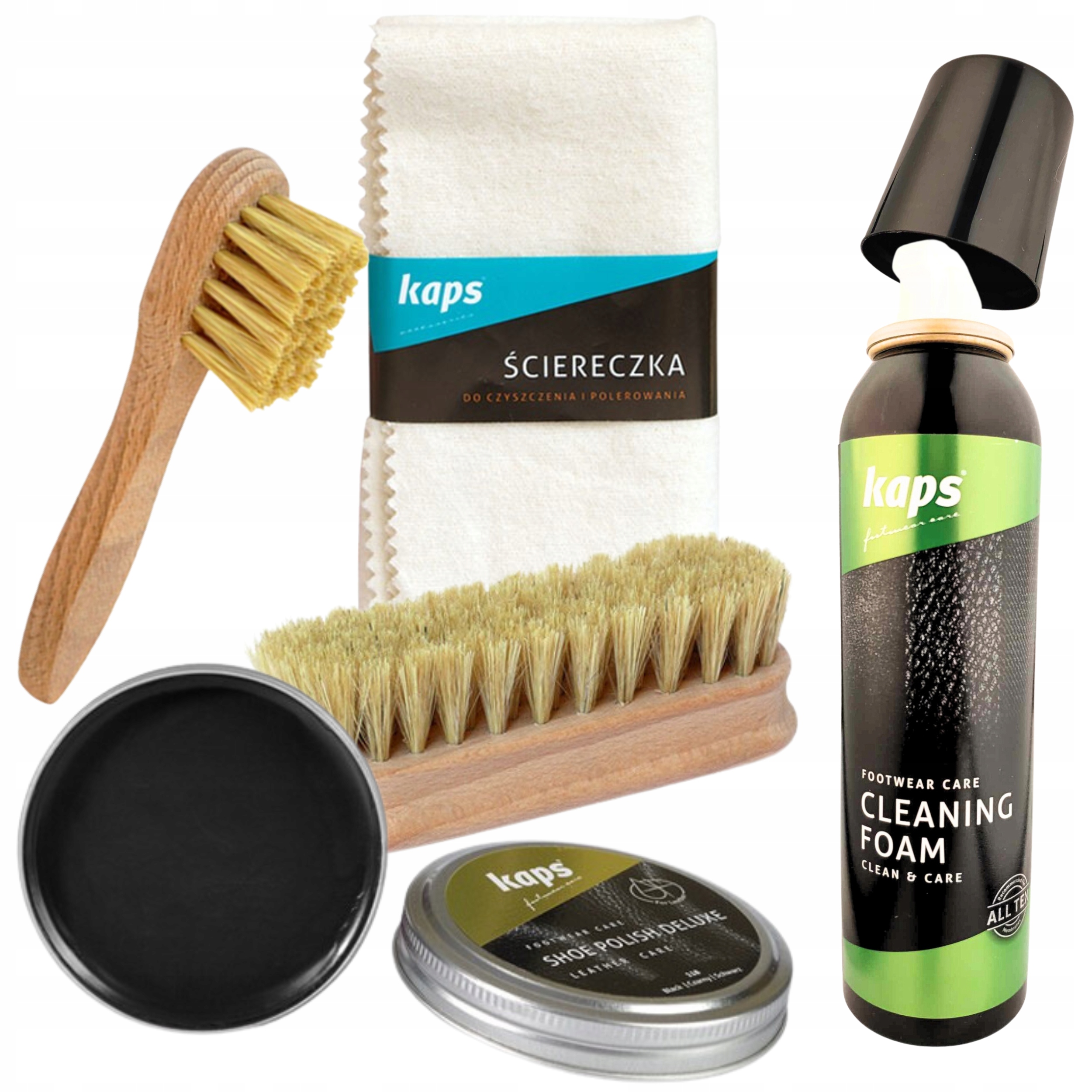 Zestaw Pasta Do Czarnych Butów Odżywki Do Skóry Czyszczenie Butów Preparat