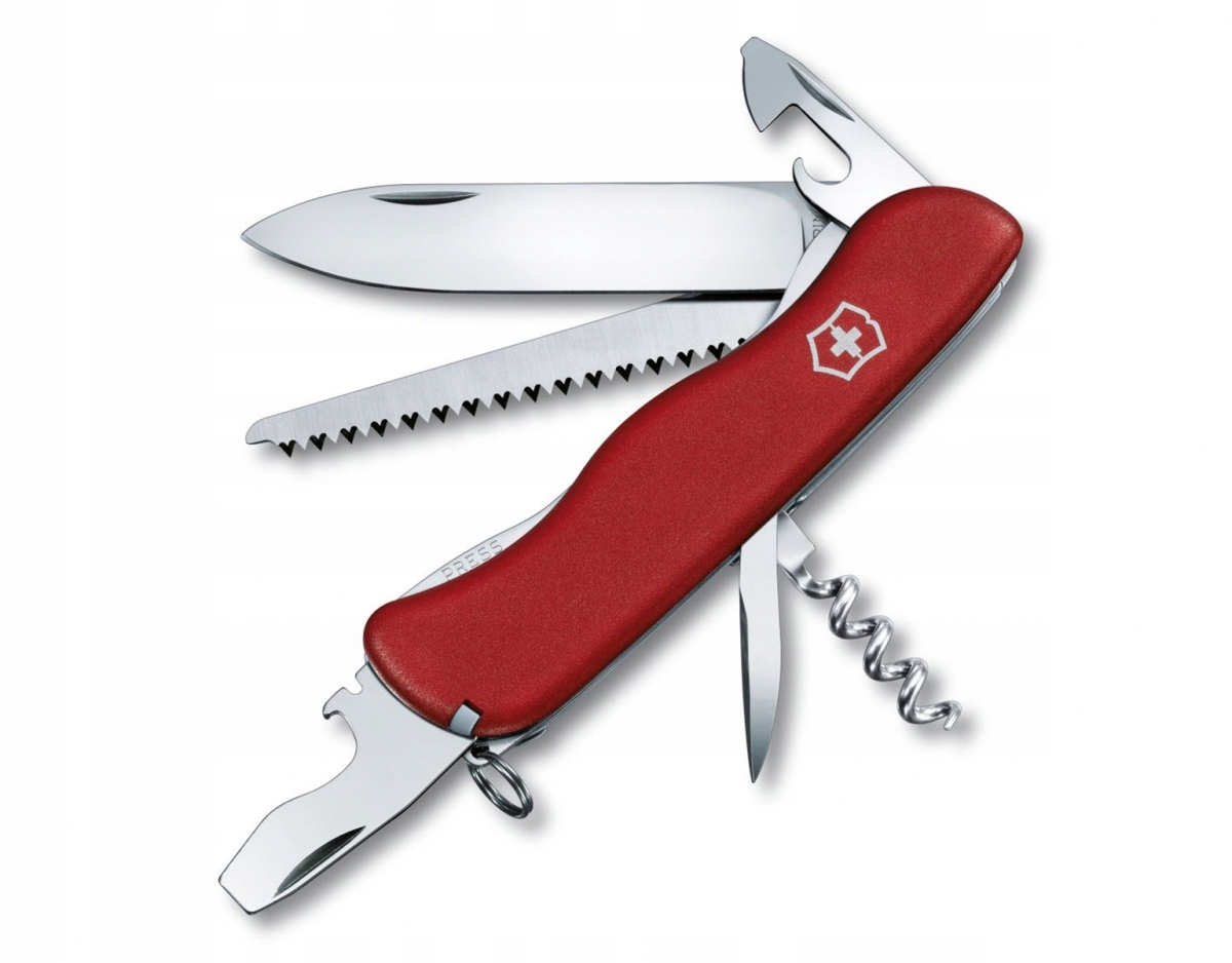Nůž Victorinox Forester Red 0.8363 s blokovací pilou