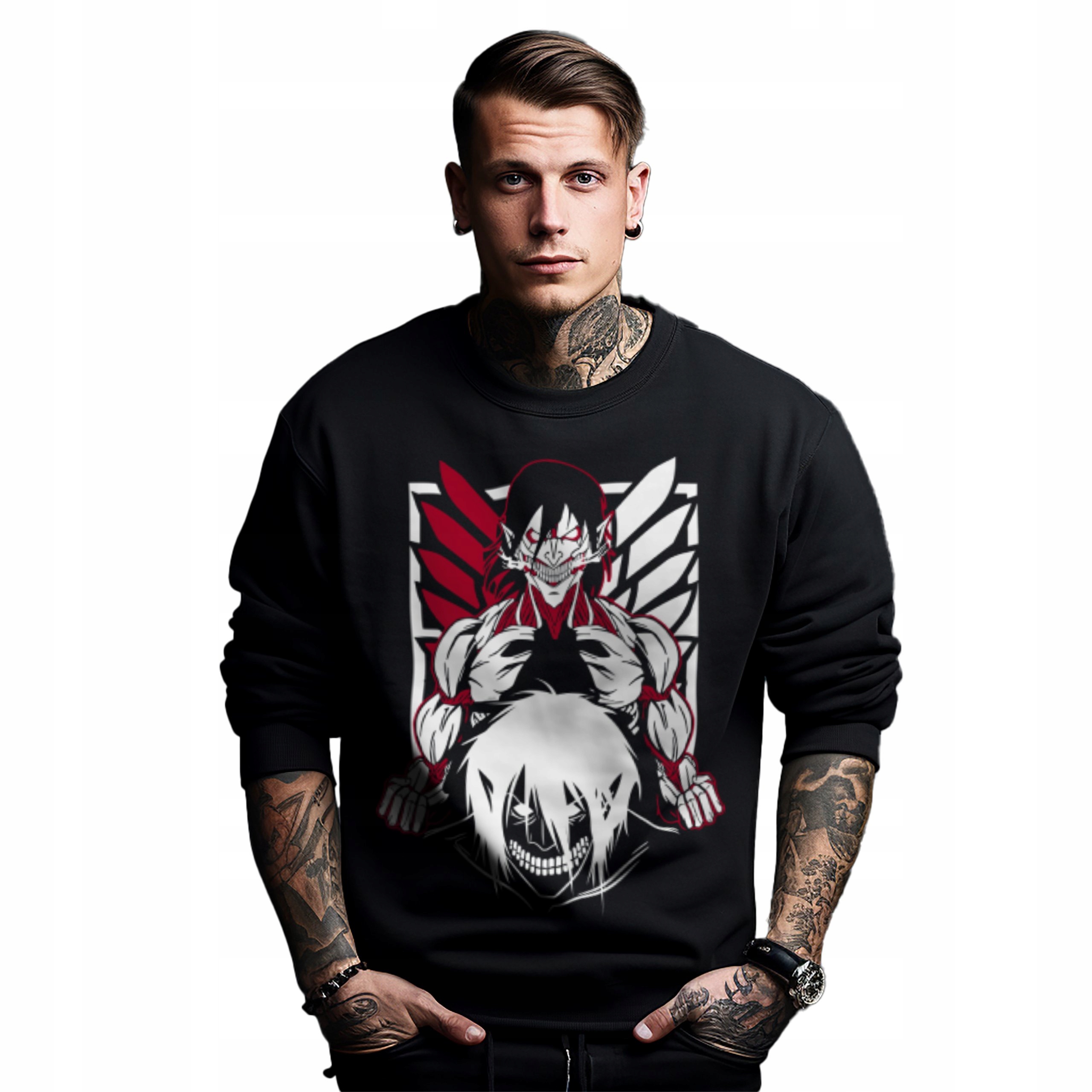 Mikina s potiskem Anime Attack on Titan