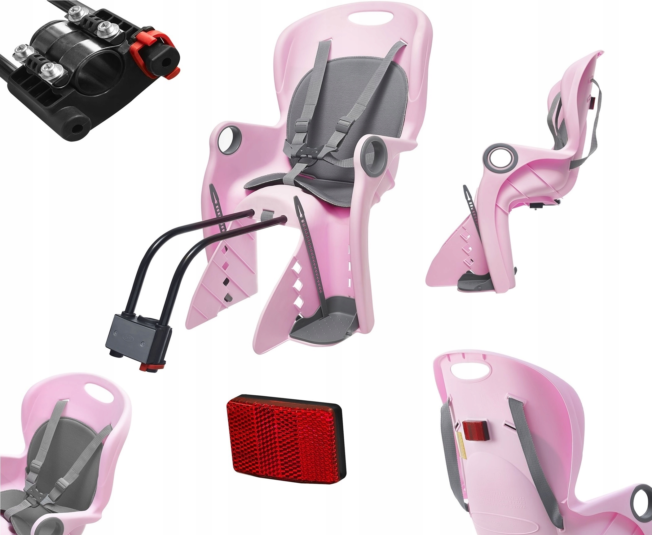 Bezpieczny Fotelik Dziecięcy Rowerowy Na Ramę