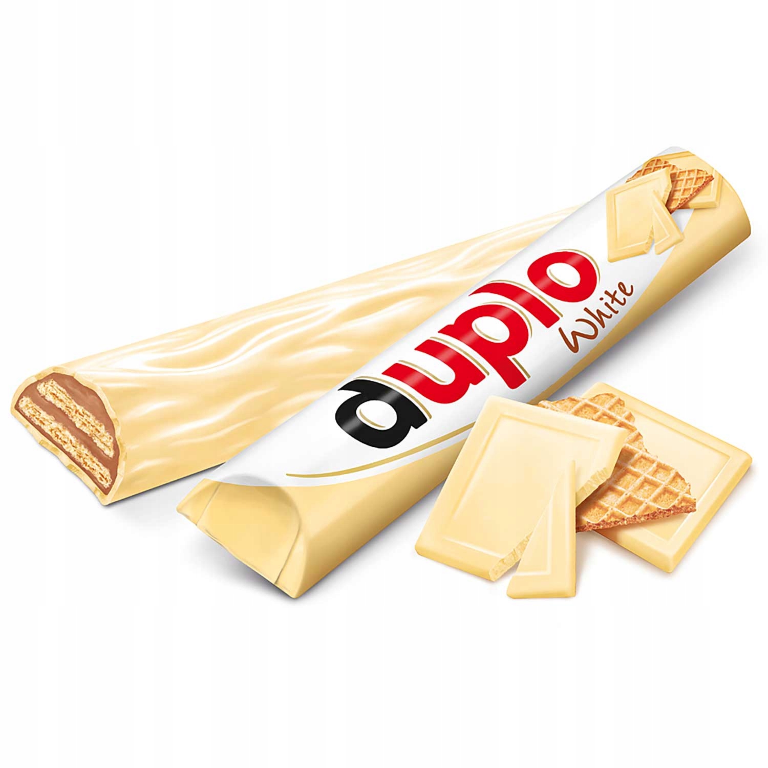 Duplo White Ferrero Batoniki Wafle z Orzechowym Nadzieniem Duplo White Ferrero Batoniki Wafle z Orzechowym Nadzieniem