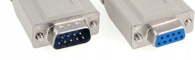 Przedłużacz szeregowy RS232 D-SUB 9-pin wtyk-gniazdo DSK-10 Talvico 3m