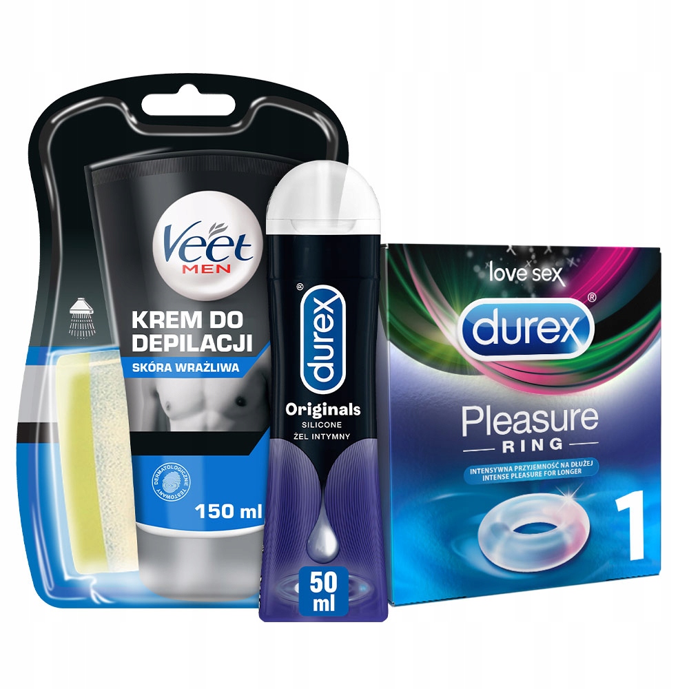 

Veet Men+durex Pleasure Pierścień erekcyjny Żel