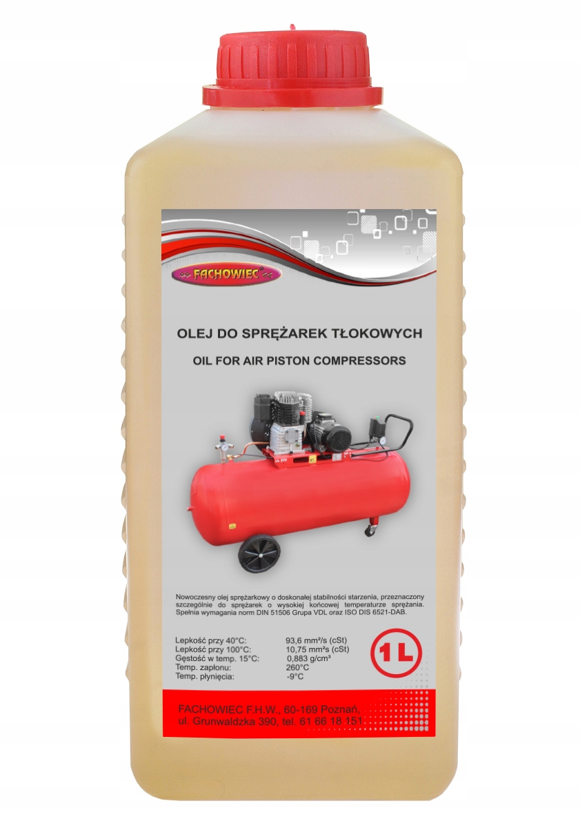 

Olej 1L Do Sprężarek Tłokowych