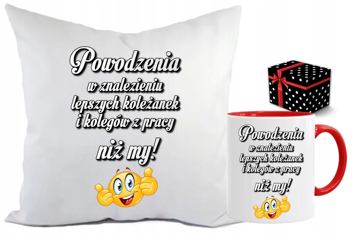 

Poduszka kubek Na Pożegnanie Z Pracy