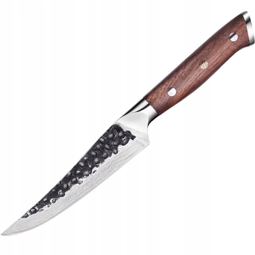 Damaškový kuchynský nôž Tetsuya Steak/Hnedá KP-37520