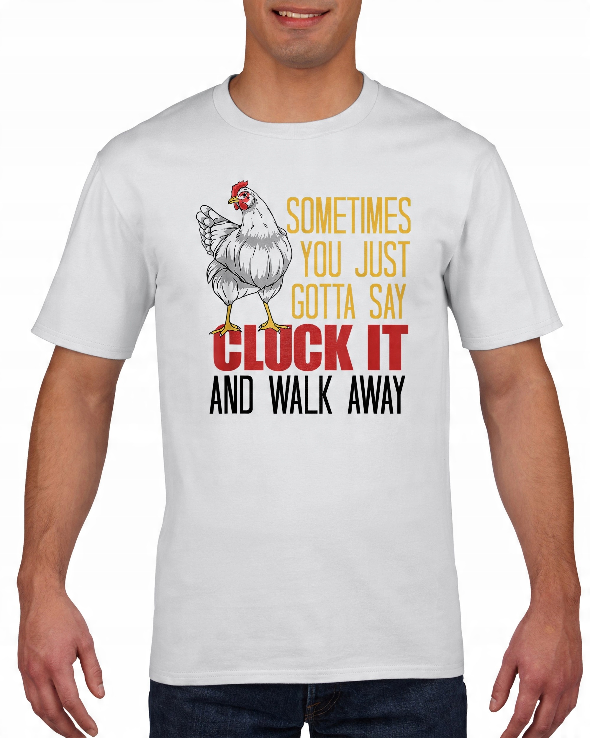 

Koszulka męska Kura, cluck it and walk away M