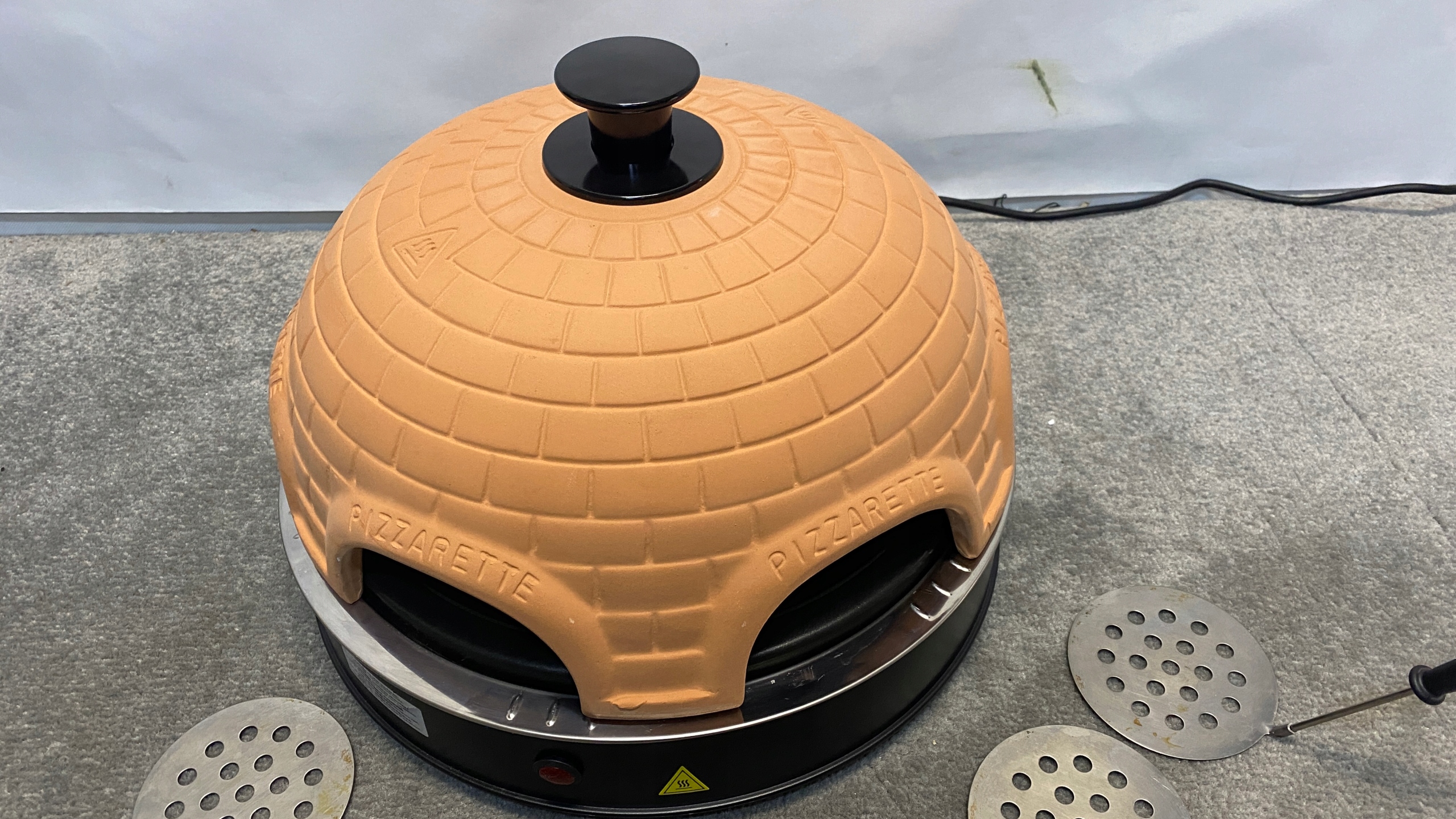 Elektryczny piec do pizzy 1200W + 6 SZPATUŁEK Model PO-115984