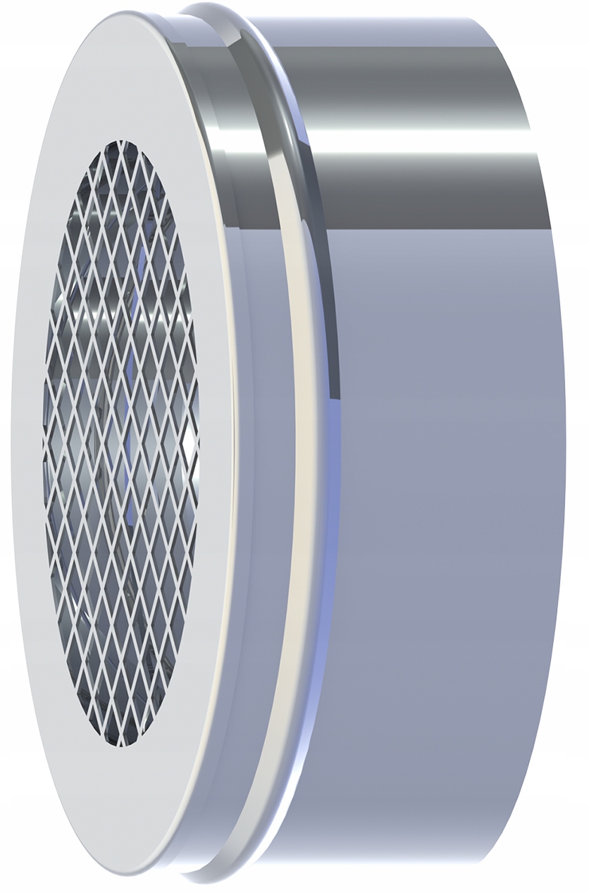 Czerpnia Kratka Fi 200 Nierdzewna Z Siatką Zakończenie Komina 150/200