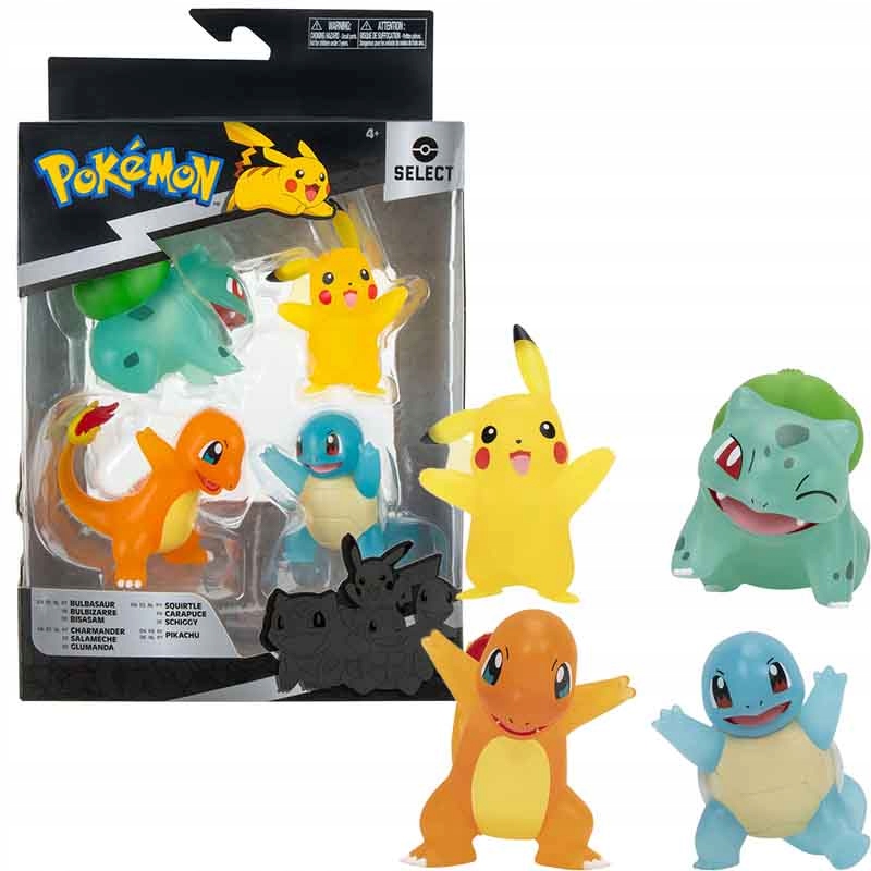 Figurki Pokemon PKW2798 4 sztuki • Cena, Opinie - Allegro