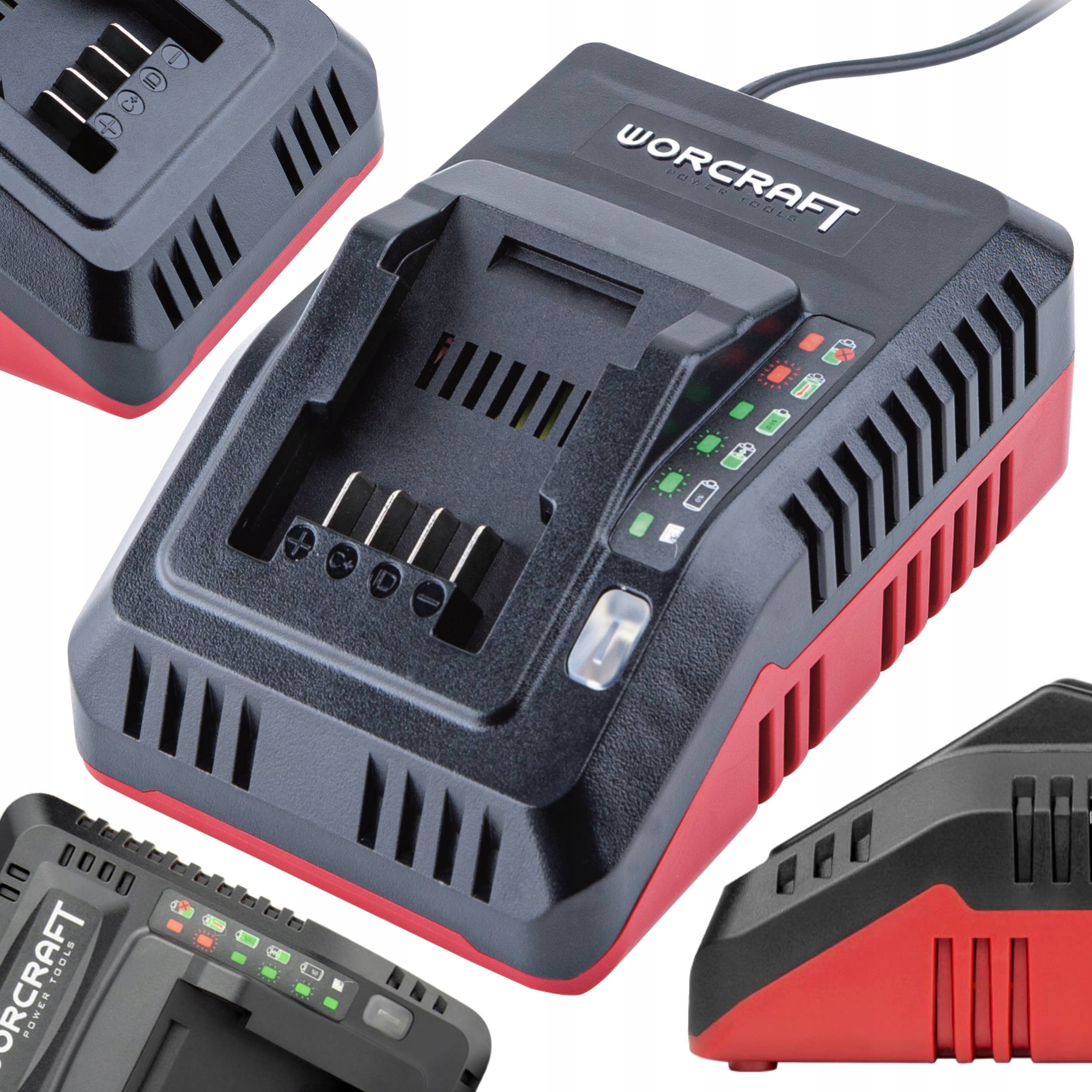 SZYBKA ŁADOWARKA DO BATERII AKUMULATORÓW WORCRAFT OneForAll WORCRAFT 4.5A