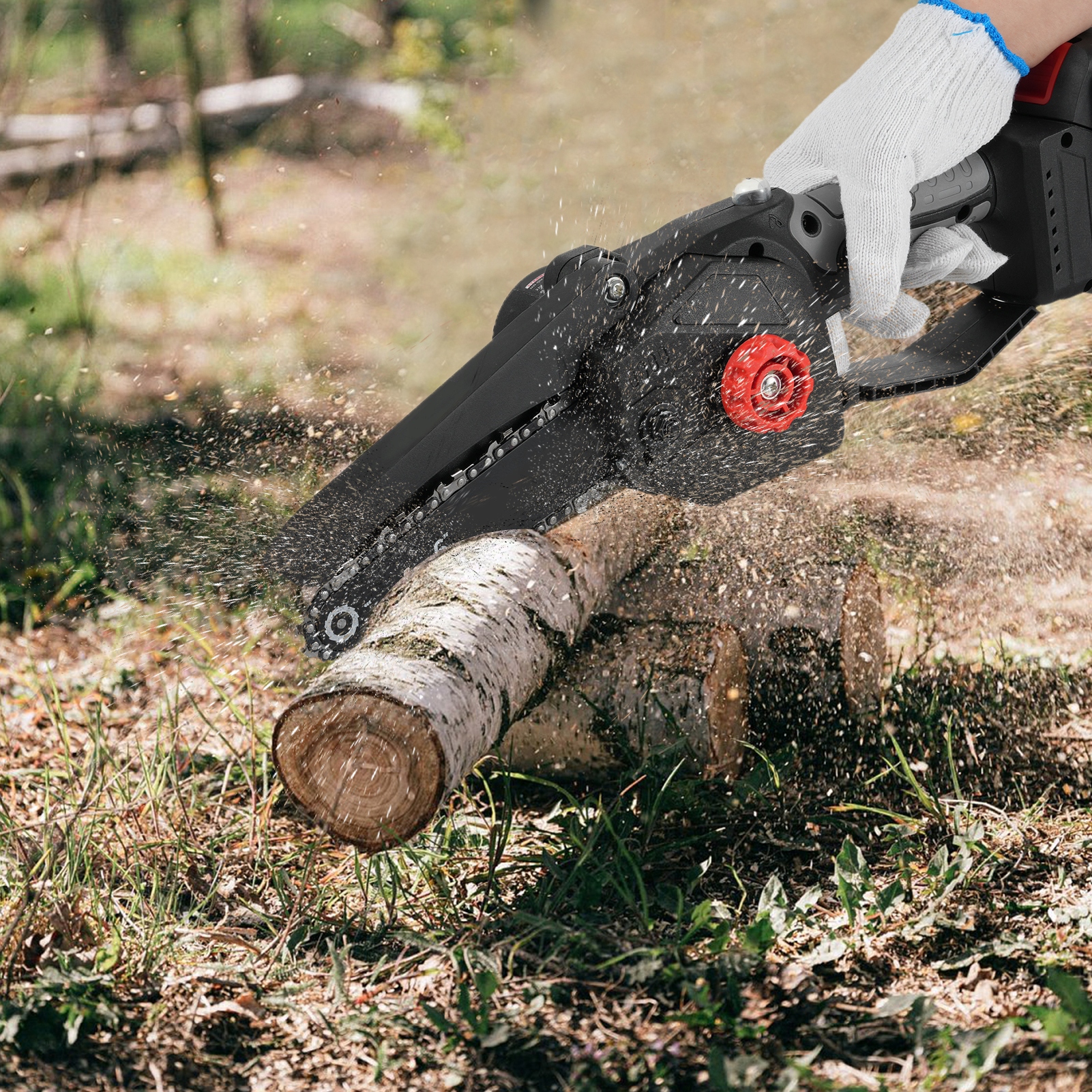 Przenośna piła łańcuchowa akumulatorowa Zasilanie akumulatorowe