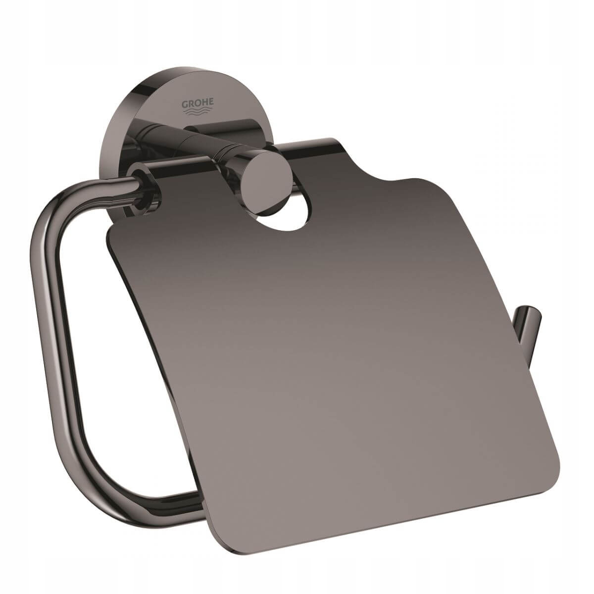 Grohe Essentials držiak na papier s klapkou hard graphite 40367A01