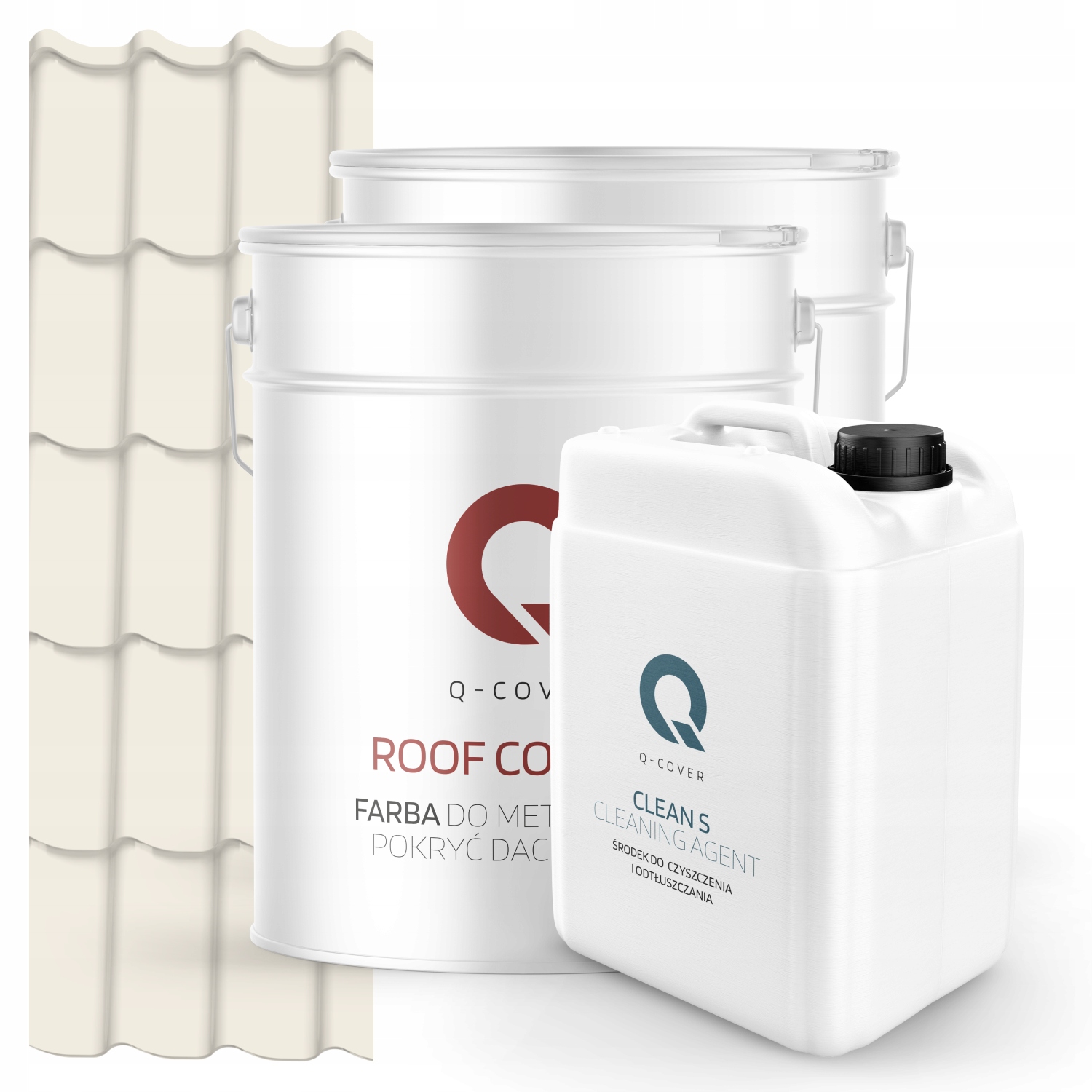 Farba Strecha Metal Podklad Odmasťovač Biely Alpejský Ral 9010 74 m2 Polomat