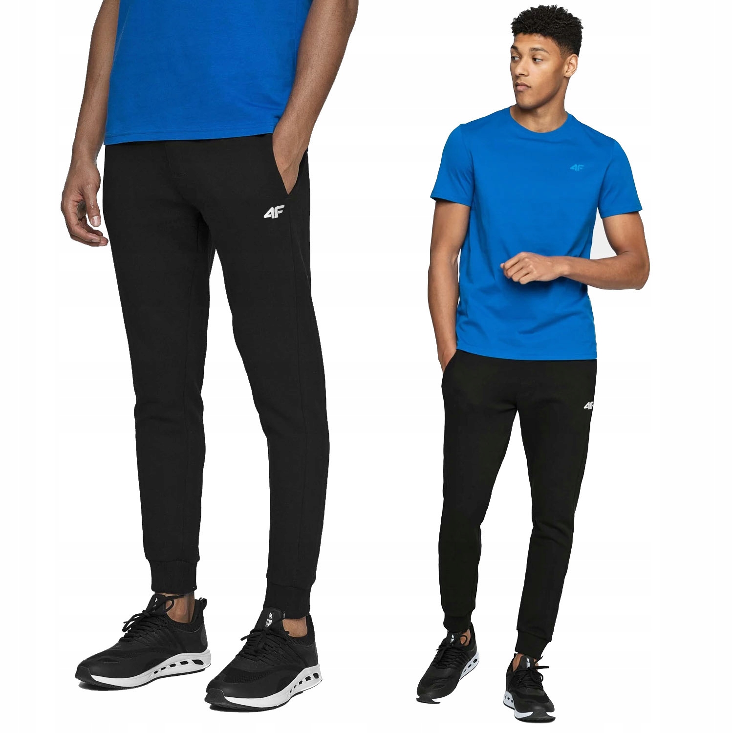 SPODNIE DRESOWE MĘSKIE 4F DRESY SPORTOWE JOGGERY SPORT BAWEŁNA LIMITOWANA Marka 4F