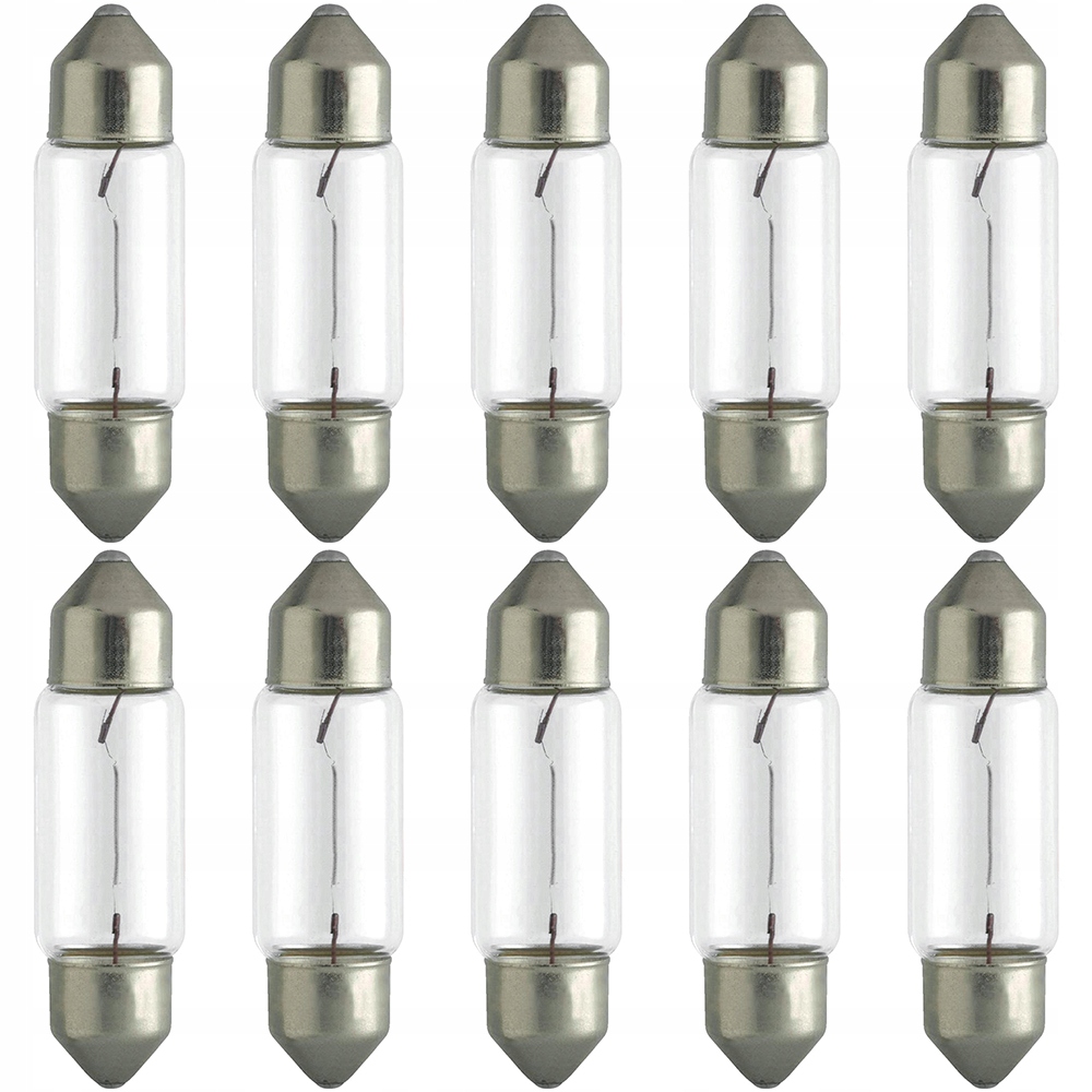 

Żarówki Rurkowe C5W Festoon 31MM 12V 10SZT Rurki