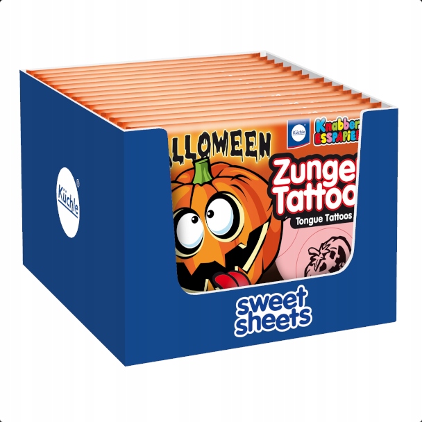 Levně Halloween Zungen Tattoos Oplatek Jedlý papír 11 g 25 ks