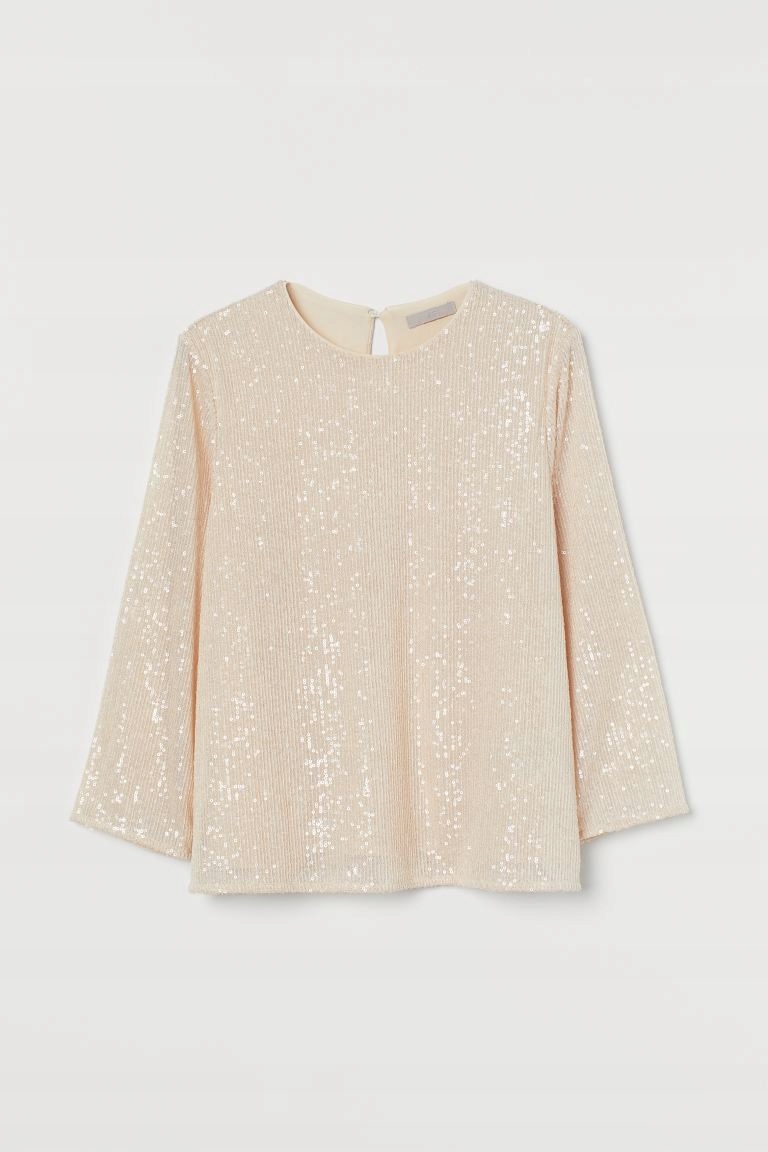 

H&m Bluzka 34 Xs Top Cekinowy