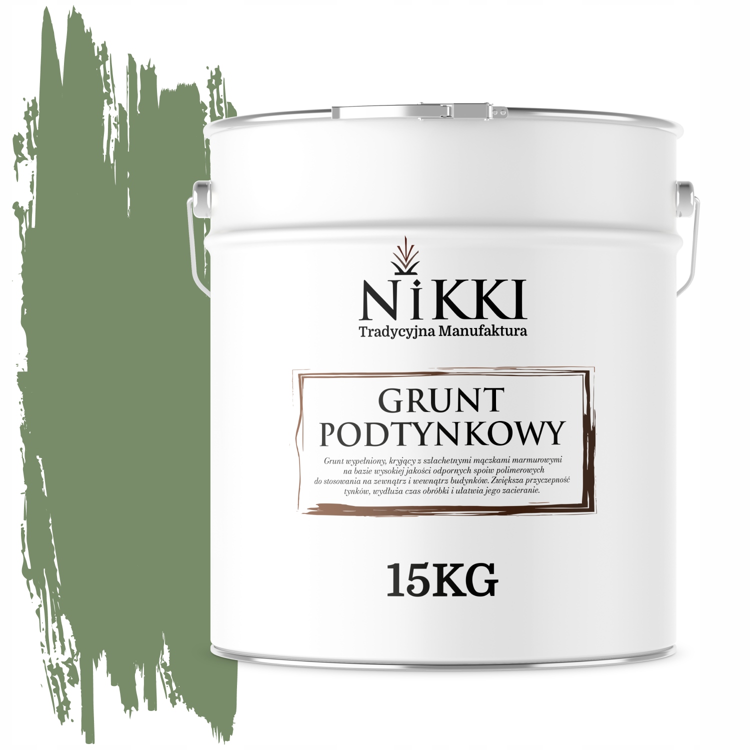 Základný Náter Podložka Pod Omietku Silikónová Farba Zelená Tmavá F476 15KG