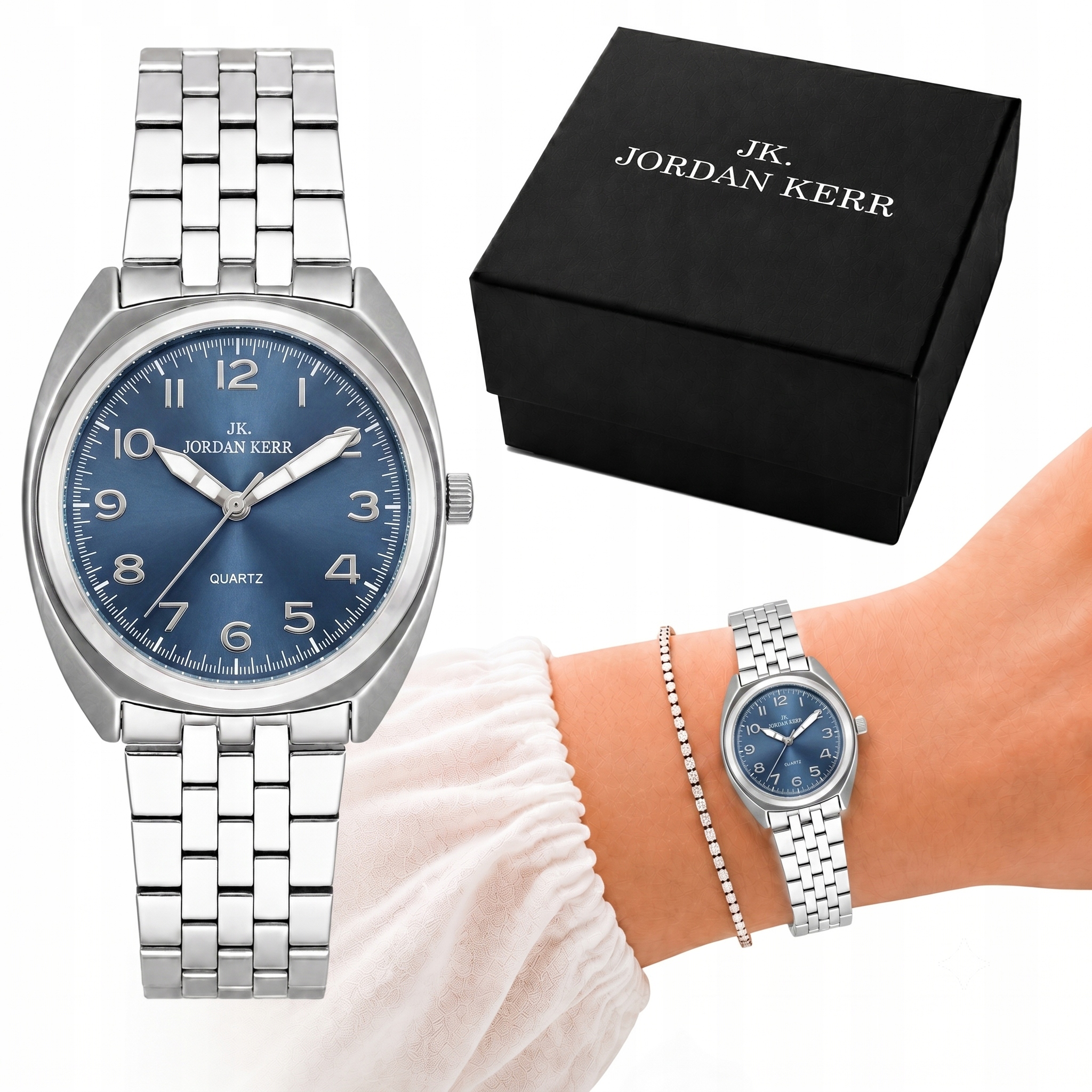 Dámské hodinky Jordan Kerr Celeste s jemným model na náramku P9019-02