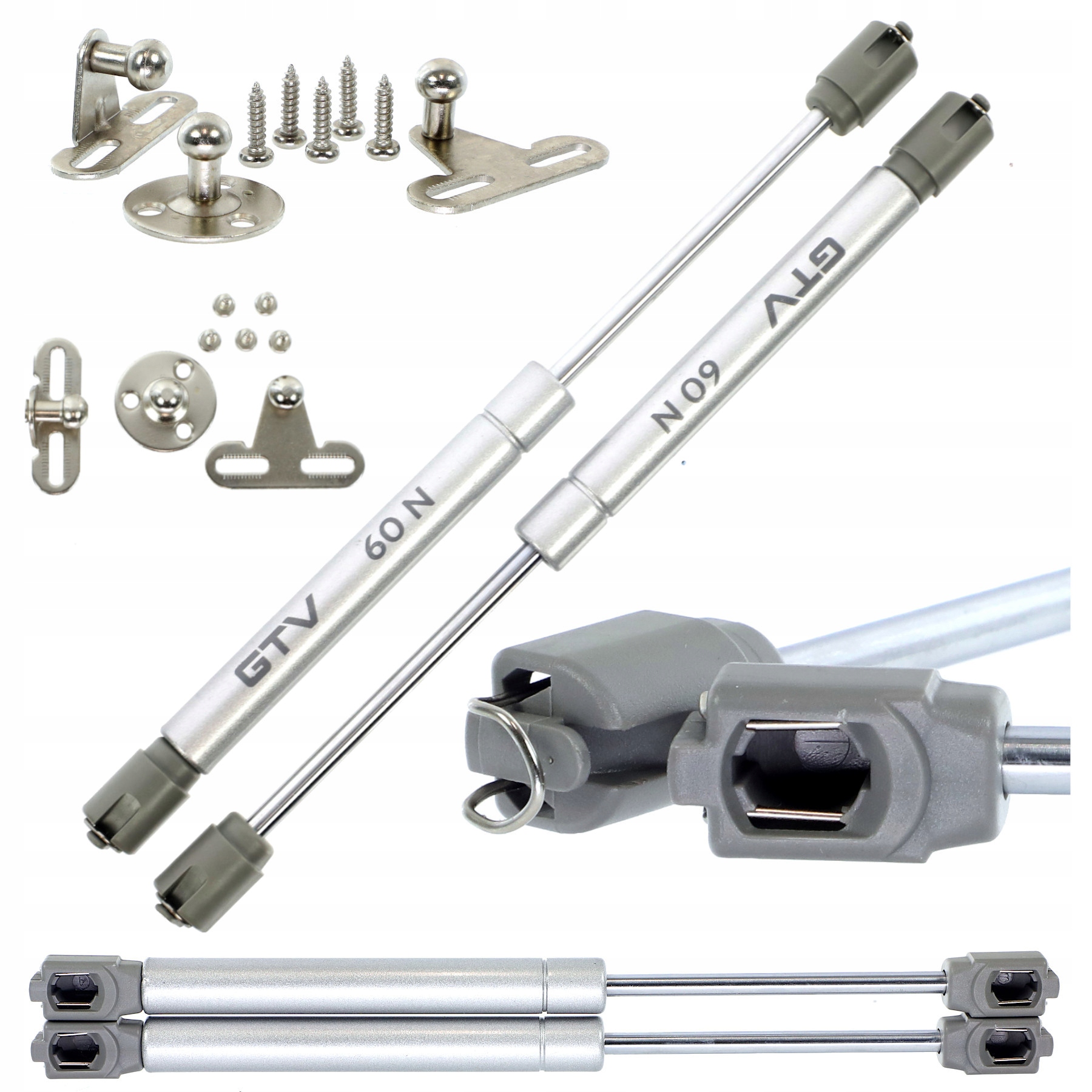 

Podnośnik Gazowy Siłownik Meblowy 60N Gtv Zestaw