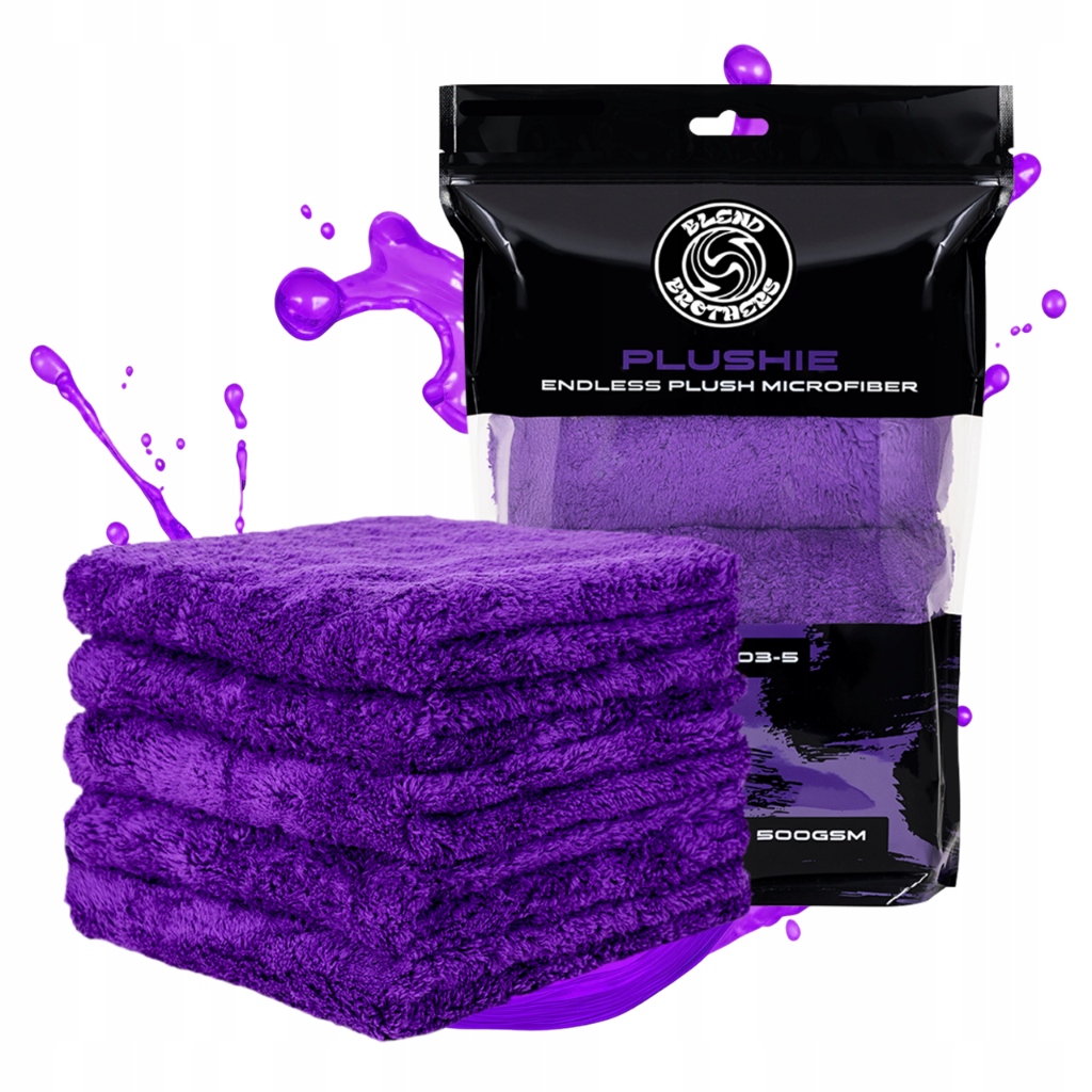 Mikrofibra Ultramiękka Uniwersalna 40x40cm 500gsm Plushie 5szt.