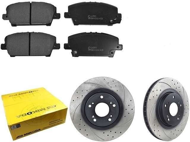 Попередньо просвердлені диски + передні колодки CIVIC VIII