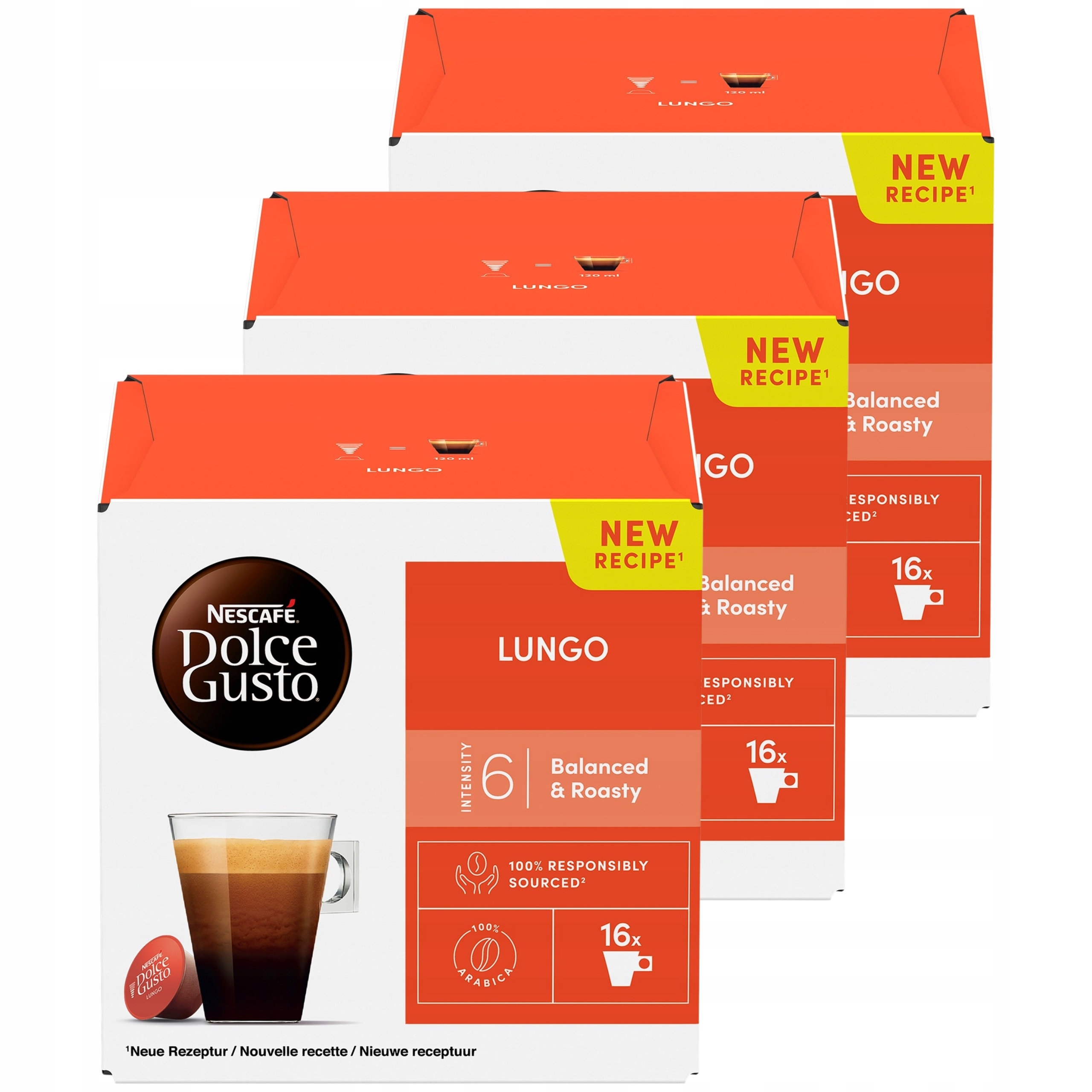 Nescafe Dolce Gusto Lungo kawa 3x16 kapsułki