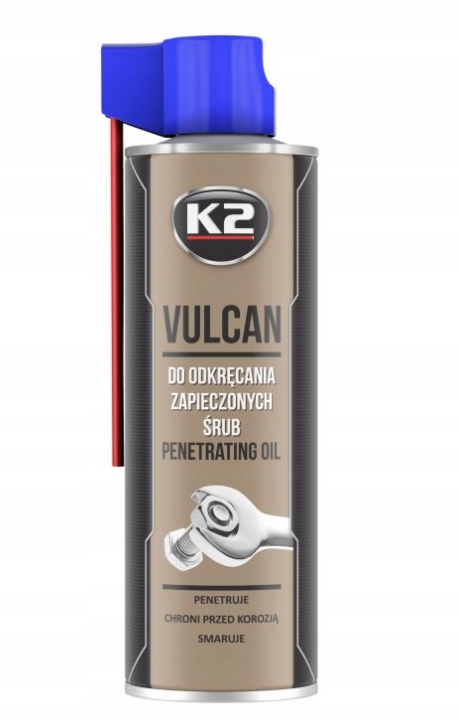 K2 Vulcan 500 ML Odrdzewiacz Do Śrub Odkręca Śruby