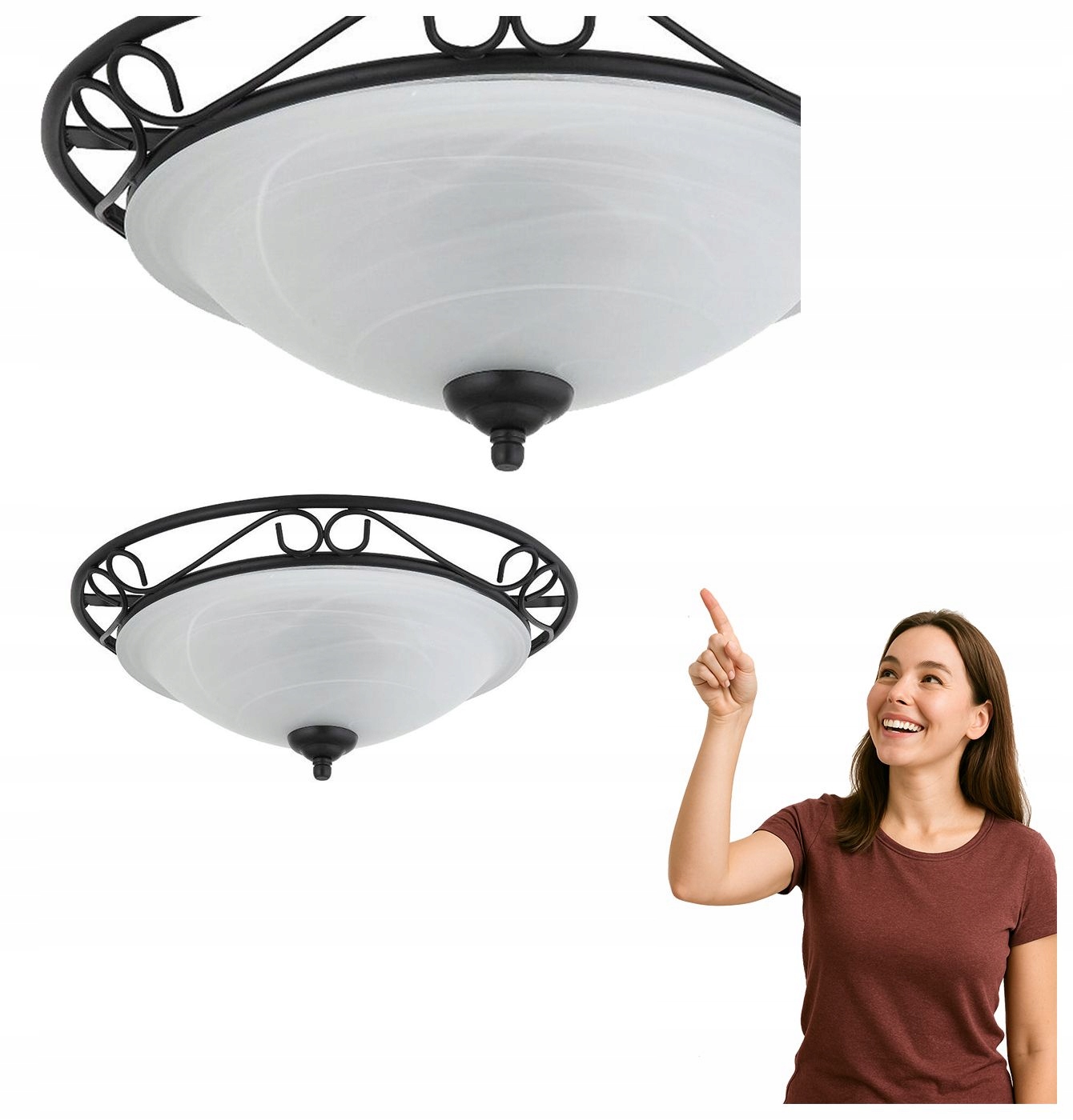 Stropná lampa Athen 3722 Rabalux