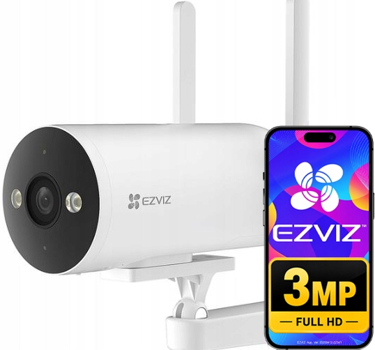 Venkovní Lte kamera Ezviz H5 4G na Sim kartu Detekce Ai Mikrofon Reproduktor