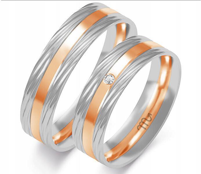 Zlatý snubní prsten moderní 585 vel. 23 24 25 originální pánský dámský