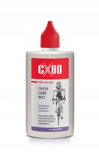 Smar Do Łańcucha Roweru 100ML Mokry Bike Chain Lube Wet 48509 CX80