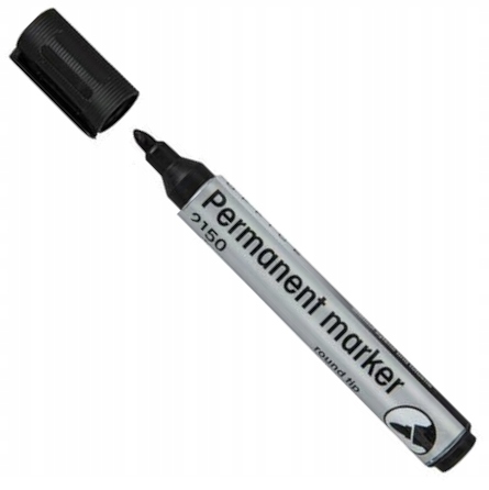 

Marker permamentny czarny okrągła końcówka 2150