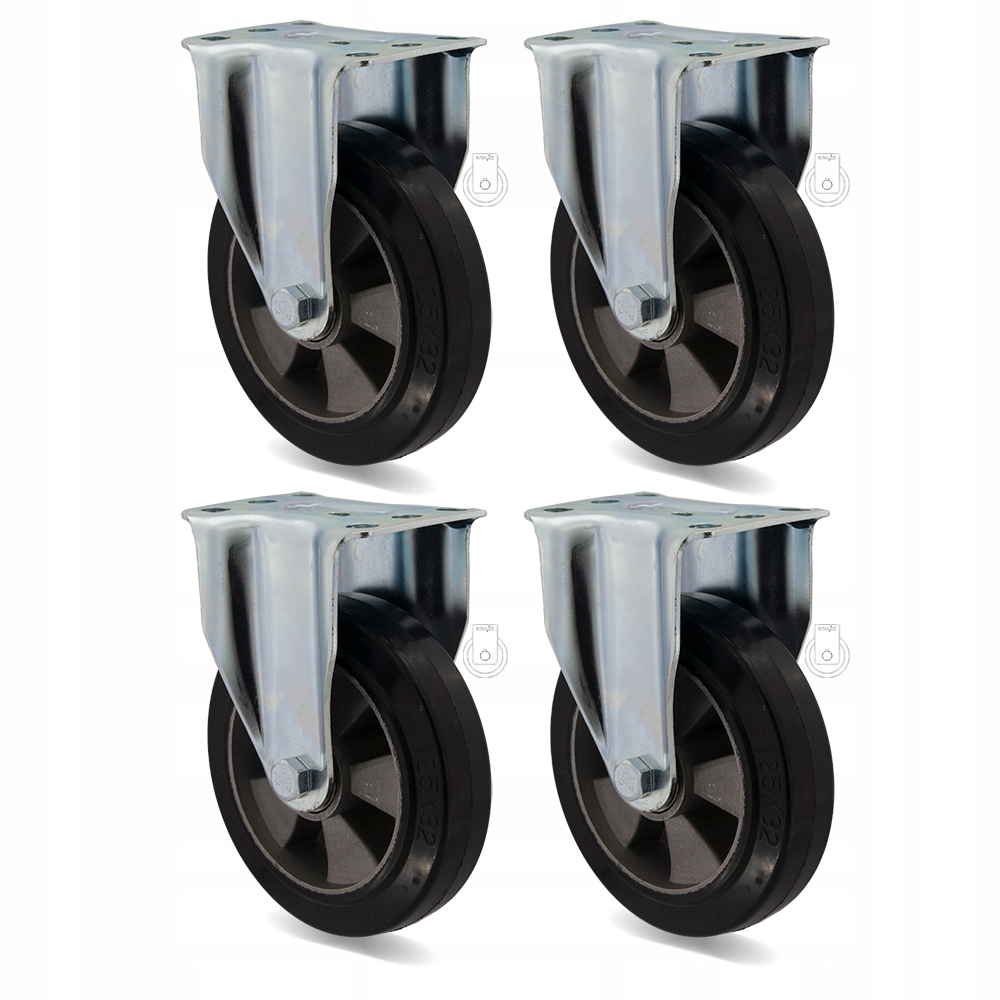 4x3HALGE125K2 Kolo fi125 vozík regál komplet 4ks