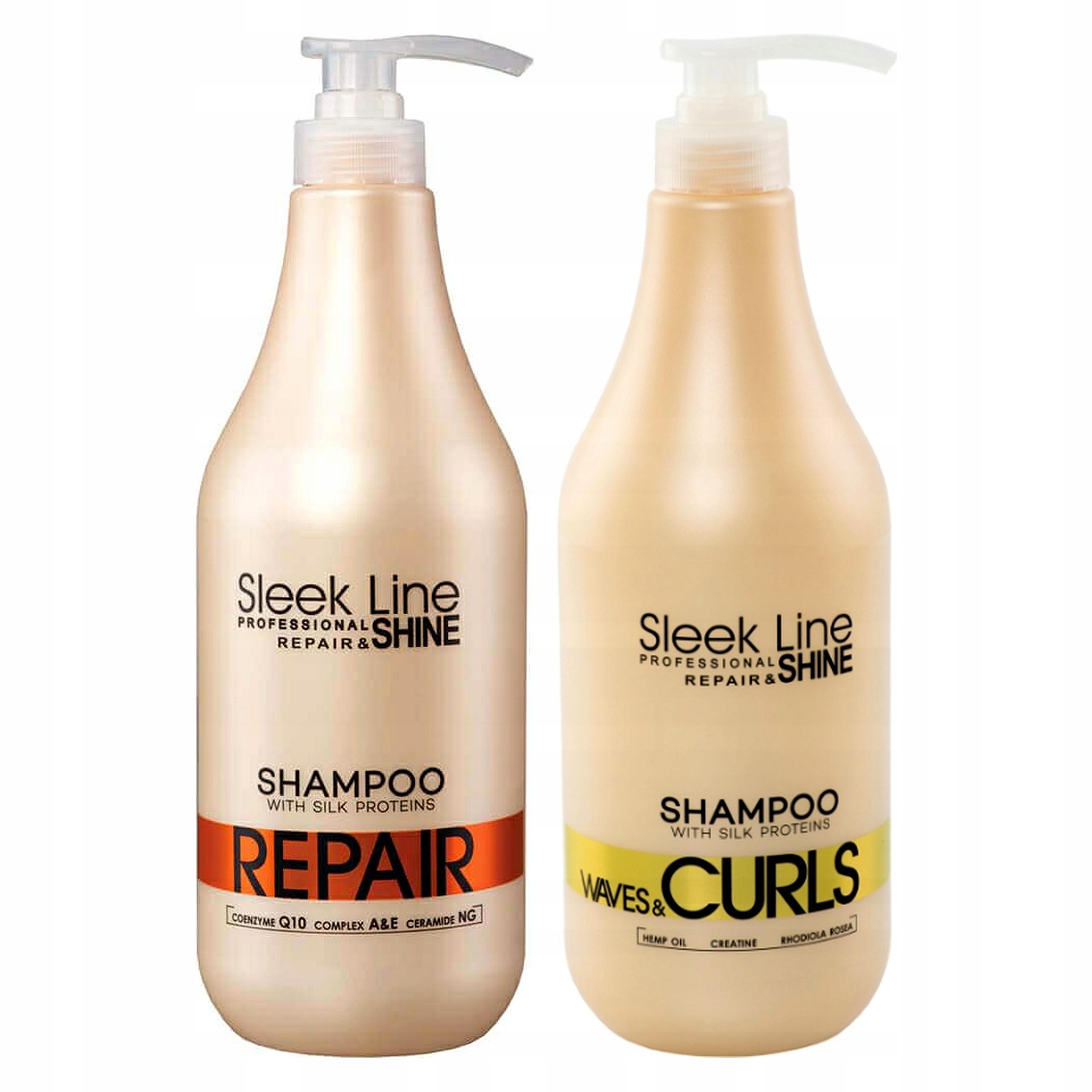 Stapiz Sleek Line Repair Hydratační Šampon na vlasy s vlnitými kadeřemi 1000 ml