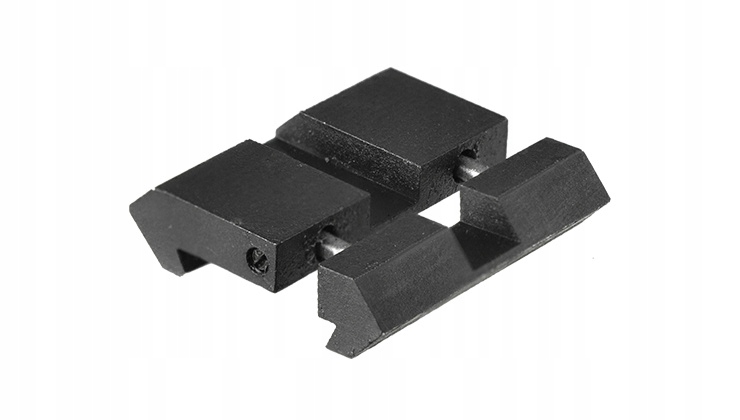 Adapter przejściówka redukcja szyny wiatrówki 11mm na 22mm weaver picatinny