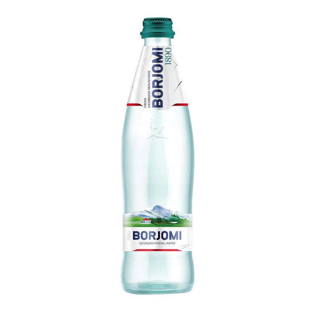 Levně Borjomi Minerální voda 12x500 ml skleněná láhev
