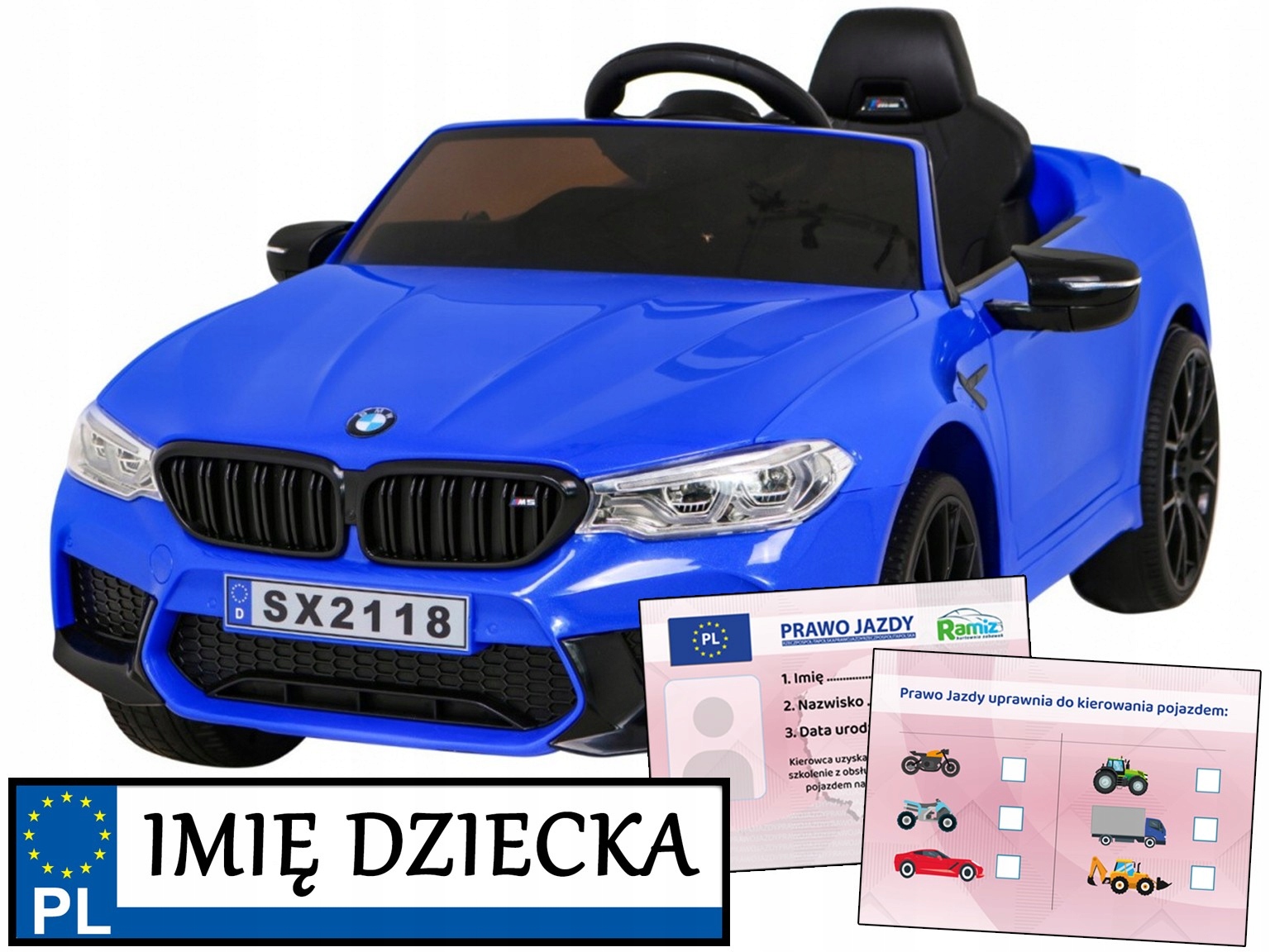 samochodzik na akumulator Bmw M5 Drift elektryczny jeździk dla chłopca